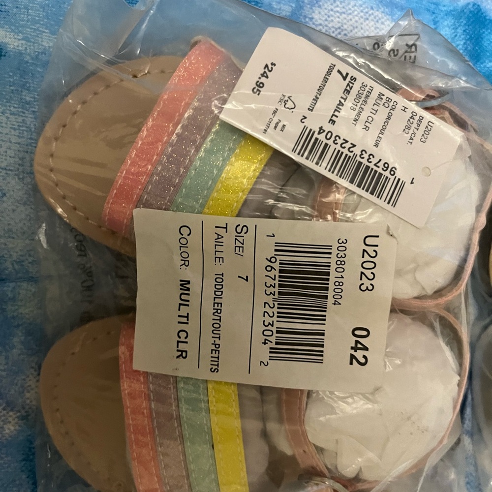 Sandles size 7 from the children’s place brand new